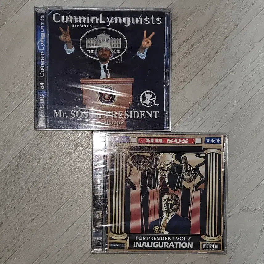 [BUNJANG] Mr. SOS For President Vol. 1 &amp; 2 CD Bundle Set / Mr. SOS - For President Vol 1+2 - 2장 세트