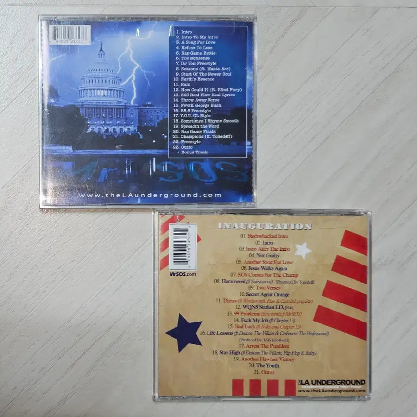 [BUNJANG] Mr. SOS For President Vol. 1 &amp; 2 CD Bundle Set / Mr. SOS - For President Vol 1+2 - 2장 세트
