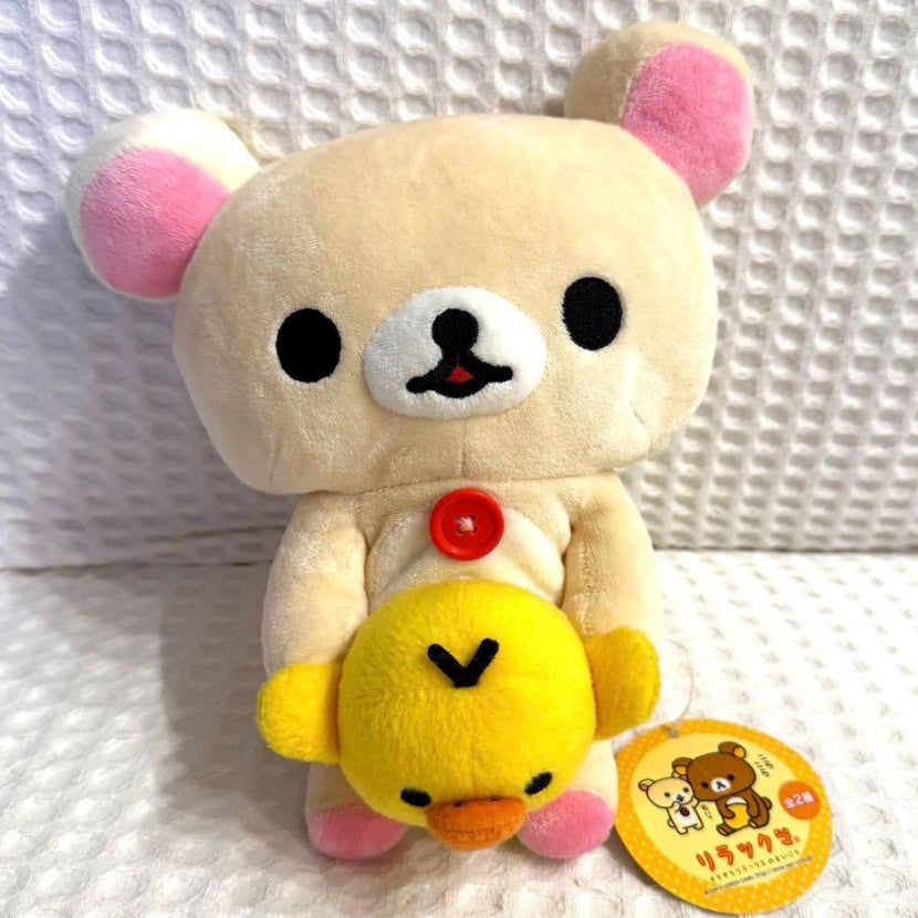 [BUNJANG] Classic Rilakkuma Plush - Korilakkuma &amp; Kiiroitori (with tag) / (택O) 고전 리락쿠마 인형 - 코리락쿠마 &amp; 키이로이토리