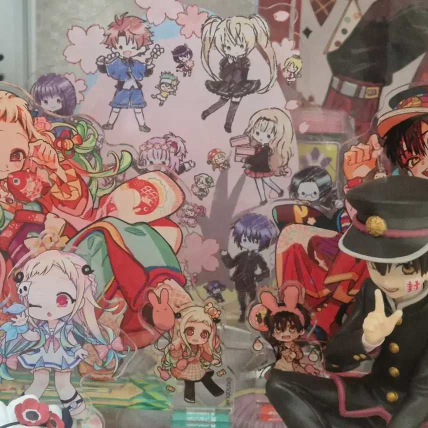 [BUNJANG] Jibaku Shonen Hanako-kun Museum Chibi Deka Acrylic Panel / 지박소년 하나코군 뮤지엄 쵸이데카 아크릴