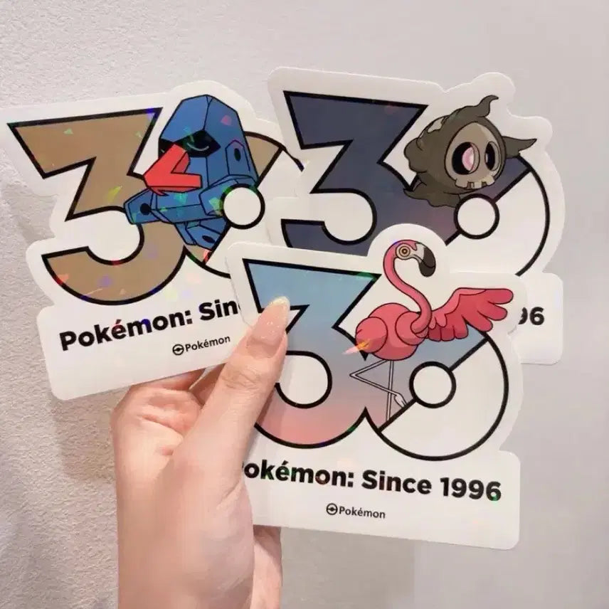 [BUNJANG] Cocofas Skullmon 30th Anniversary Pokemon Sticker / 코코파스 해골몽 꼬이밍고 포켓몬 30주년 스티커