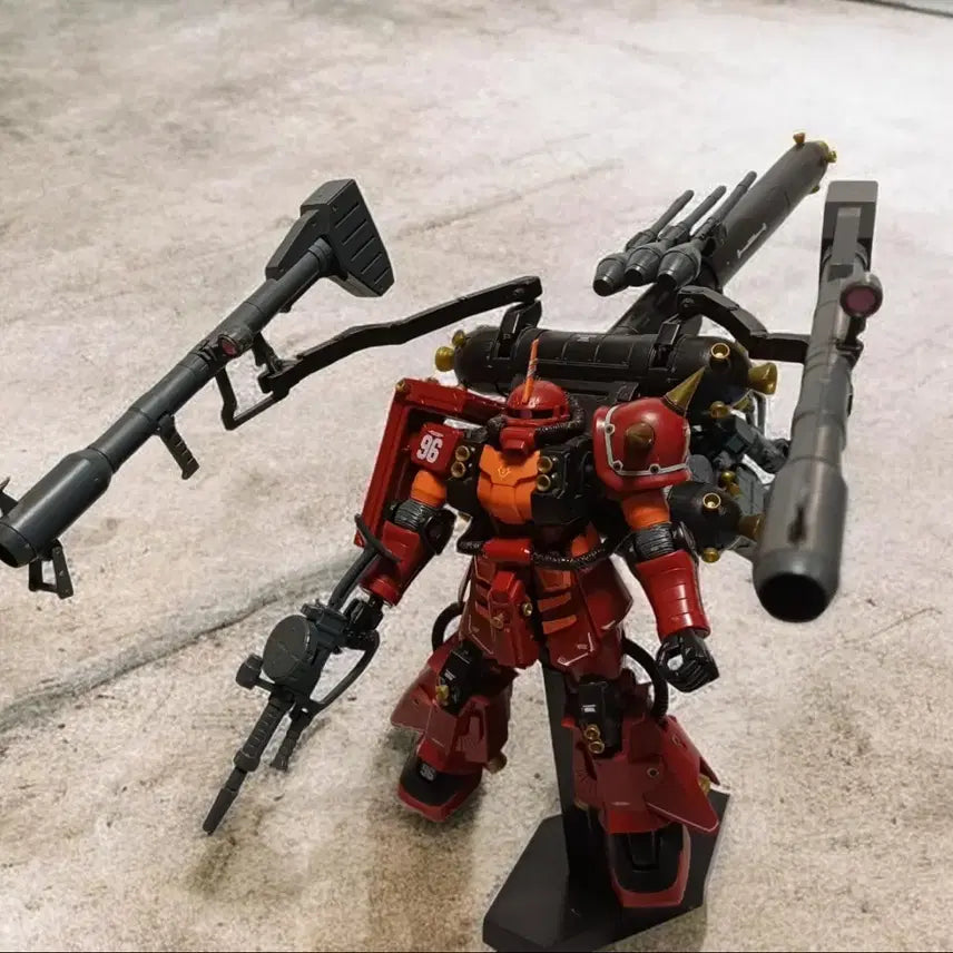[BUNJANG] Bandai HG Psycho Zaku Model Kit / HG 사이코 자쿠 조립품 (건담, 건프라,가조, 순조,반다이)