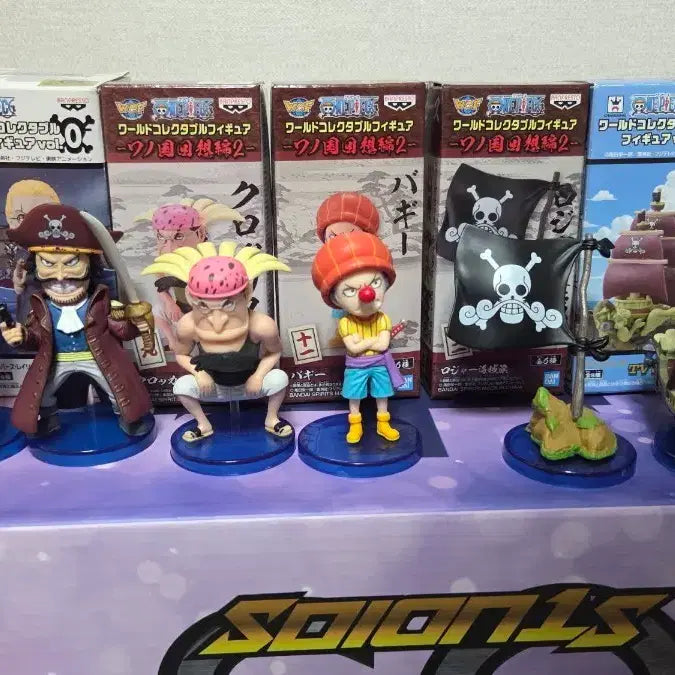 [BUNJANG] One Piece Roger Pirates WCF Figures Full Set (7 Types) / 원피스 로저해적단 WCF 월콜 피규어 7종