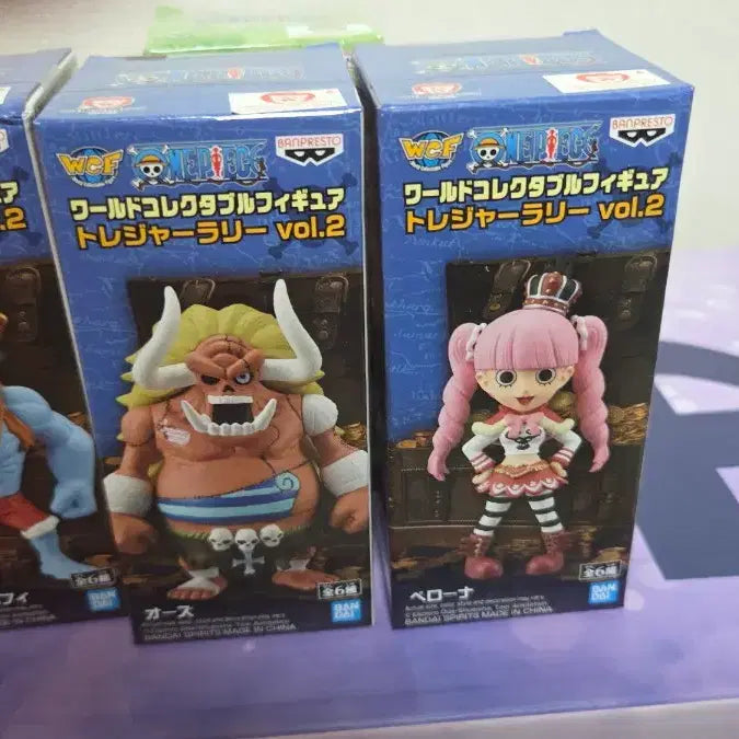 [BUNJANG] One Piece WCF Treasure Rally Vol. 2 Nightmare Luffy, Perona, &amp; Oars Figure Set / 원피스 WCF 트레저랠리 vol.2 월콜 피규어