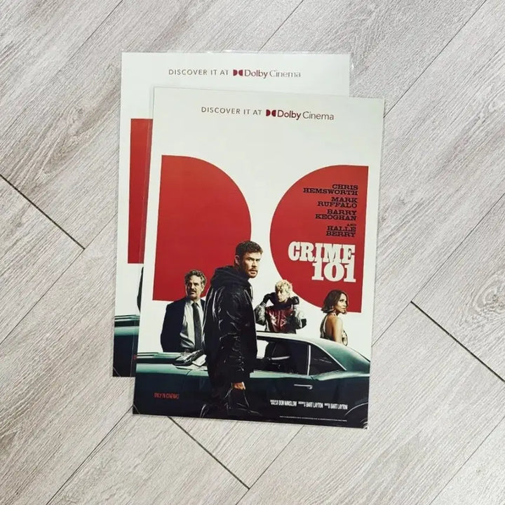 [BUNJANG] Crime 101 Dolby Cinema A3 Poster / 크라임101 돌비시네마 포스터 A3 돌비포스터 Dolby