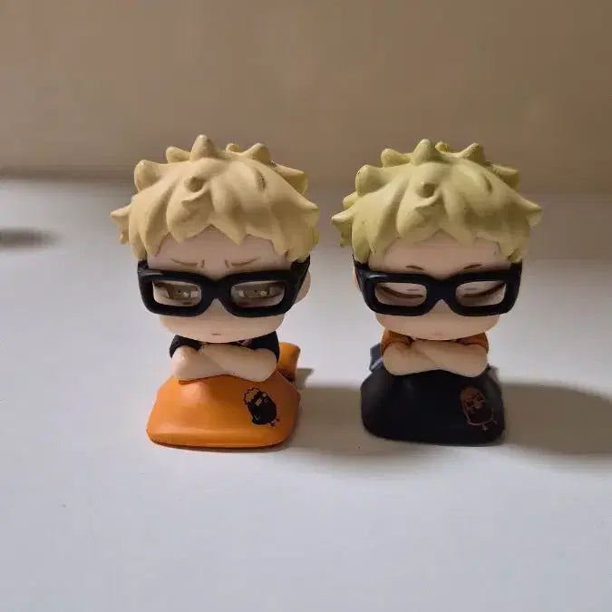 [BUNJANG] Haikyuu!! Tsukishima Kei Onemutan Figure Bundle Set / 하이큐 츠키시마 케이 오네무탄 일괄 피규어 세트