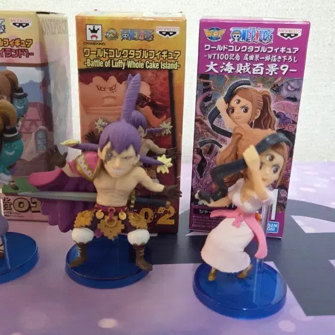 [BUNJANG] One Piece Cracker &amp; Pudding WCF World Collectable Figure Set (3 Types) / 원피스 크래커 푸딩 WCF 월콜 피규어 3종