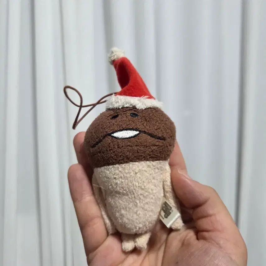 [BUNJANG] Vintage Namco Santa Figure Strap Charm / 빈티지 토이 인형 고전 만화 피규어 캐릭터 굿즈 꼬질 나메코 산타 스트랩