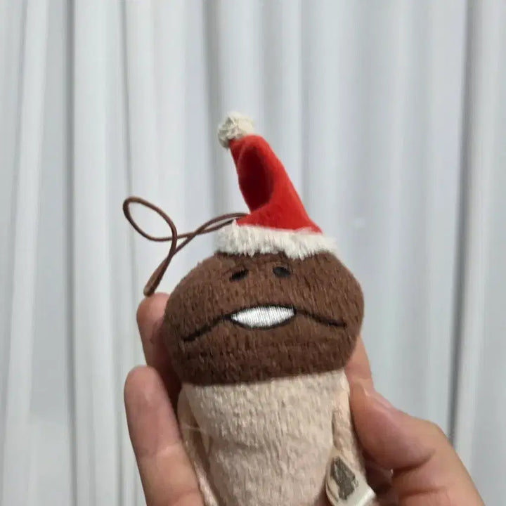 [BUNJANG] Vintage Namco Santa Figure Strap Charm / 빈티지 토이 인형 고전 만화 피규어 캐릭터 굿즈 꼬질 나메코 산타 스트랩