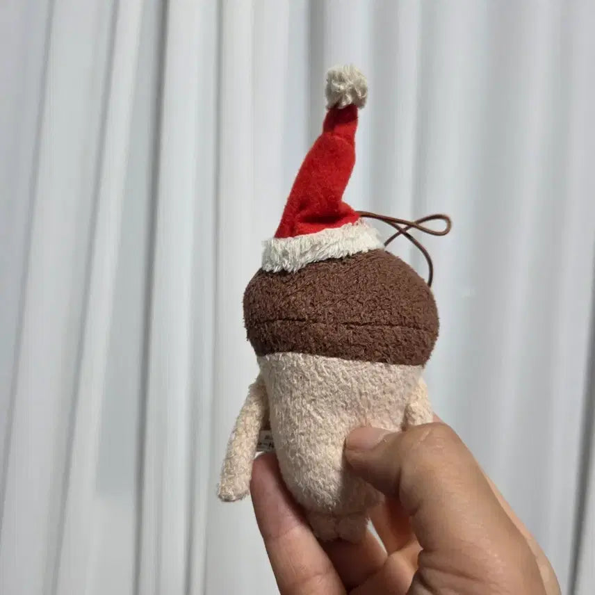 [BUNJANG] Vintage Namco Santa Figure Strap Charm / 빈티지 토이 인형 고전 만화 피규어 캐릭터 굿즈 꼬질 나메코 산타 스트랩