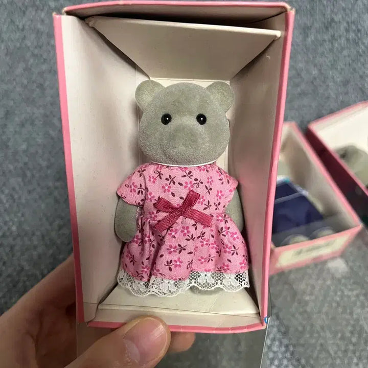 [BUNJANG] Sylvanian Families Old Early Gray Bear Family / 실바니안 올드 초기 회색곰 가족