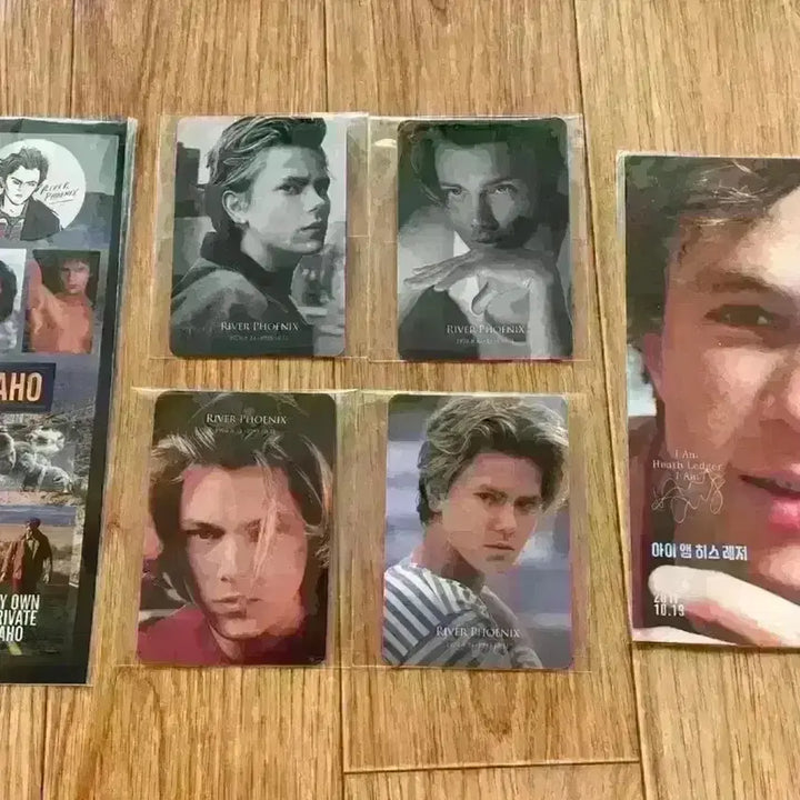 [BUNJANG] River Phoenix Stand by Me My Own Private Idaho Photocard Sticker Set / 리버피닉스 스탠바이미 아이다호 포토카드 특별전 스티커 영화 포카