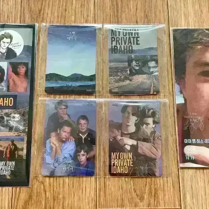 [BUNJANG] River Phoenix Stand by Me My Own Private Idaho Photocard Sticker Set / 리버피닉스 스탠바이미 아이다호 포토카드 특별전 스티커 영화 포카
