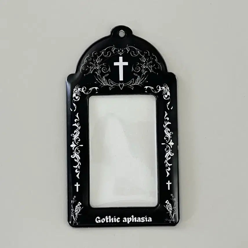 [BUNJANG] Gothic Photocard Holder with White Chain / 오늘만 할인 ) 고딕 포카 홀더 포토카드 레이스홀더