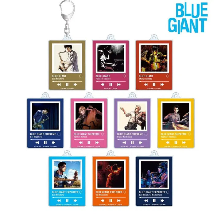 [BUNJANG] Blue Giant Acrylic Keyring Set / 블루 자이언트 아크릴 키링