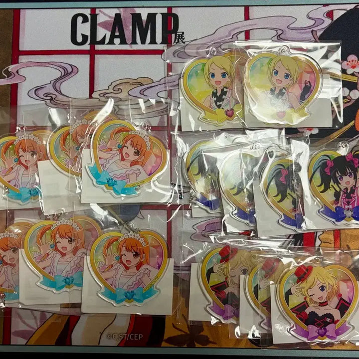 [BUNJANG] Pretty Rhythm Prism Stone Marukuji Can Badge &amp; Keychain / 프리티리듬 프리즘스톤 마루쿠지 캔뱃지 키링 양도