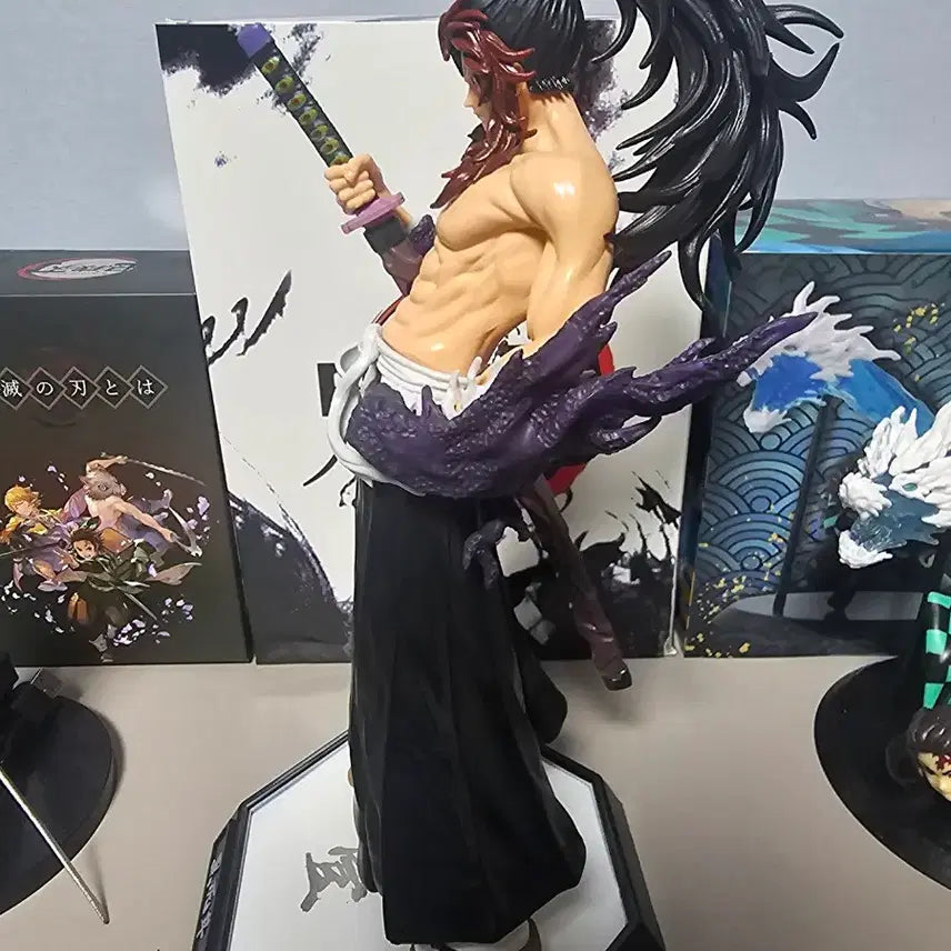 [BUNJANG] Demon Slayer Tanjiro, Muichiro, Kokushibo Figure Bundle / 귀멸의칼날 코쿠시보,탄지로,무이치로 피규어 일괄판매