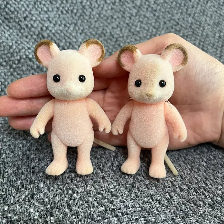 [BUNJANG] Sylvanian Families Acorn Squirrel Family Bundle Set / 실바니안 도토리쥐 엄마 아빠 일괄