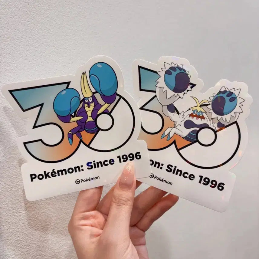 [BUNJANG] Pokemon 30th Anniversary Sticker Set / 오기지게 모단단게 포켓몬 30주년 스티커