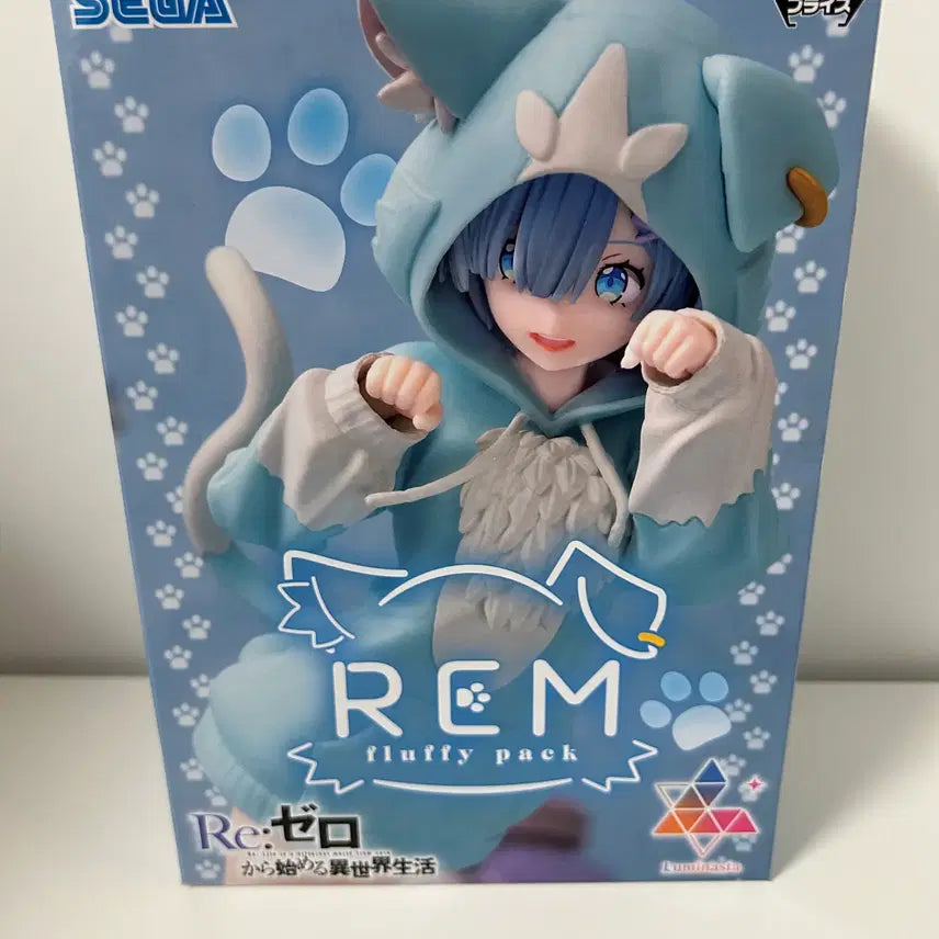 [BUNJANG] Re:Zero Rem EXTELLA Cat Pajamas Figure (Sealed) / 미개봉)리제로) 렘 엑스텔라 고양이 잠옷 피규어