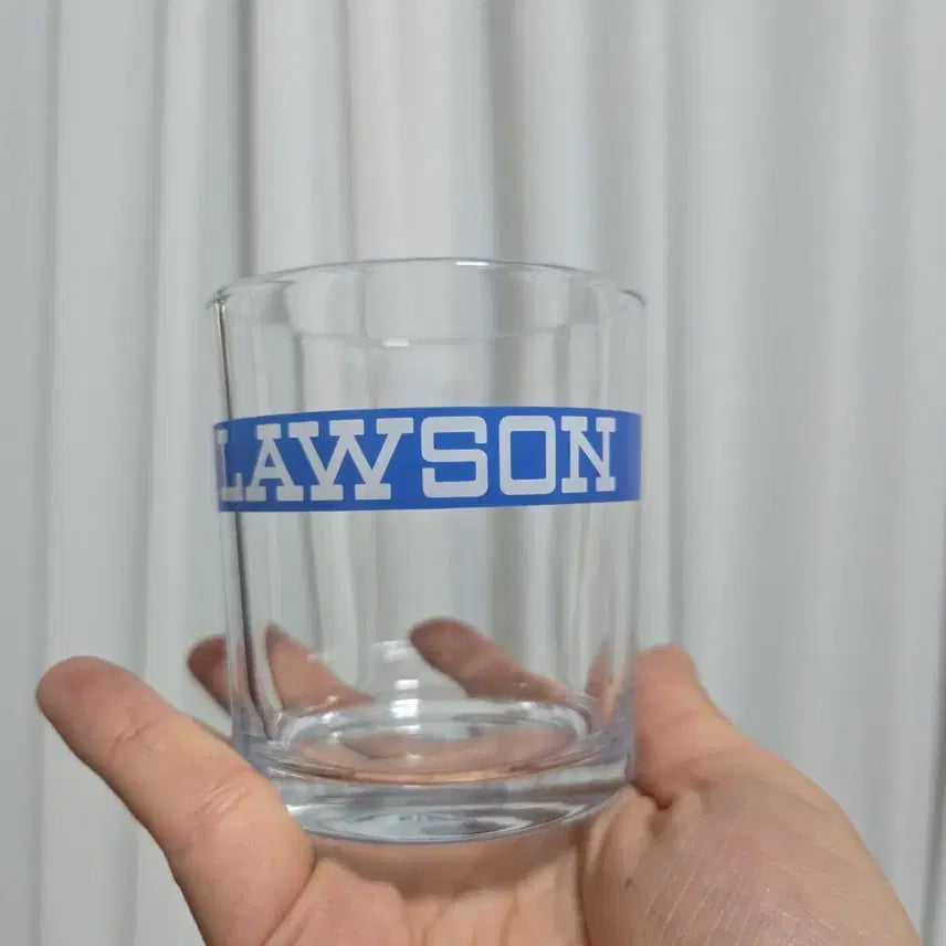 [BUNJANG] Vintage Lawson Convenience Store Glass Cup / 빈티지 토이 인형 고전 만화 피규어 굿즈 Lawson 로손 편의점 유리컵