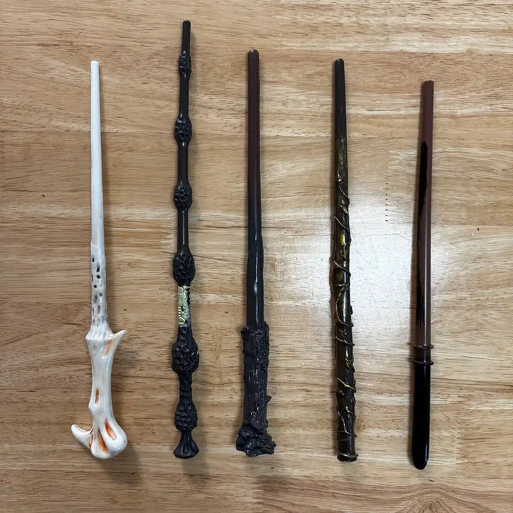 [BUNJANG] Harry Potter Movie Wand Toy 5-Piece Set / 해리포터 영화 지팡이 장난감 5종 세트 (상태 좋음)