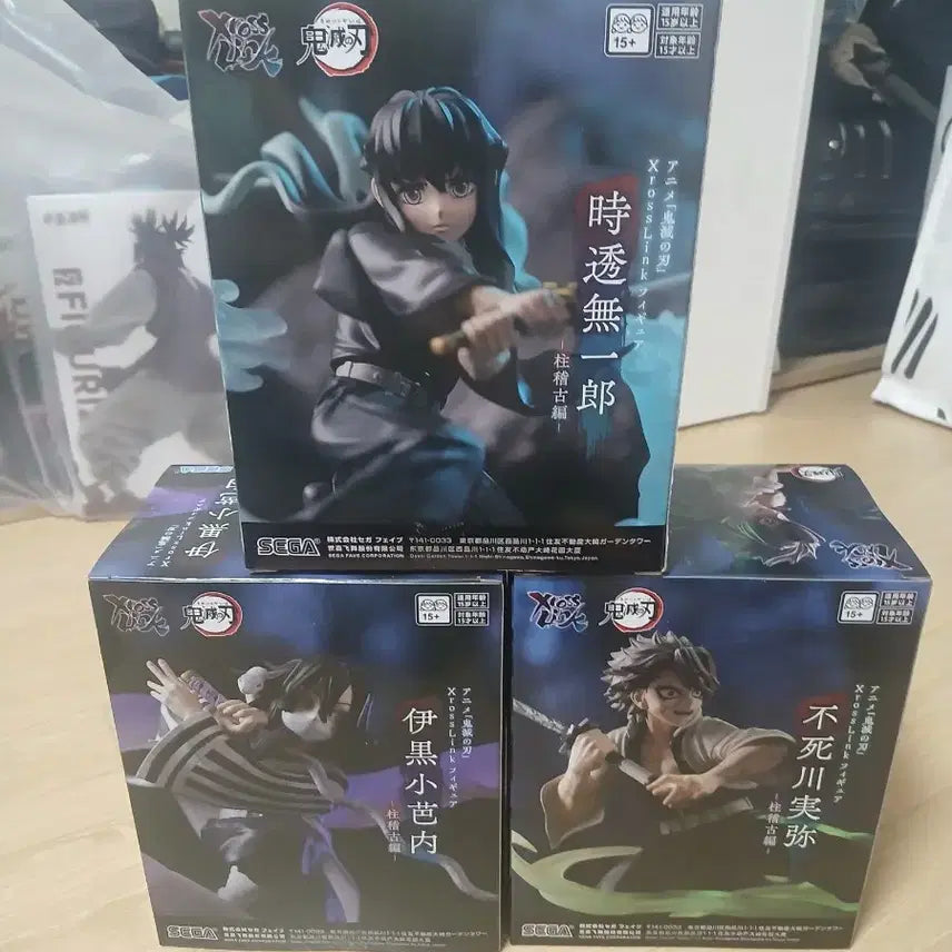 [SOLD OUT] 택포5.6) 세가 귀멸의 칼날 XrossLink 무이치로,사네미,이구로