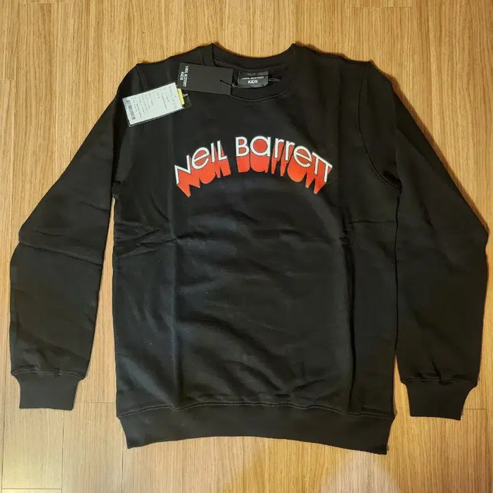 [BUNJANG] Neil Barrett Kids Black Logo Sweatshirt / 닐바렛 맨투맨