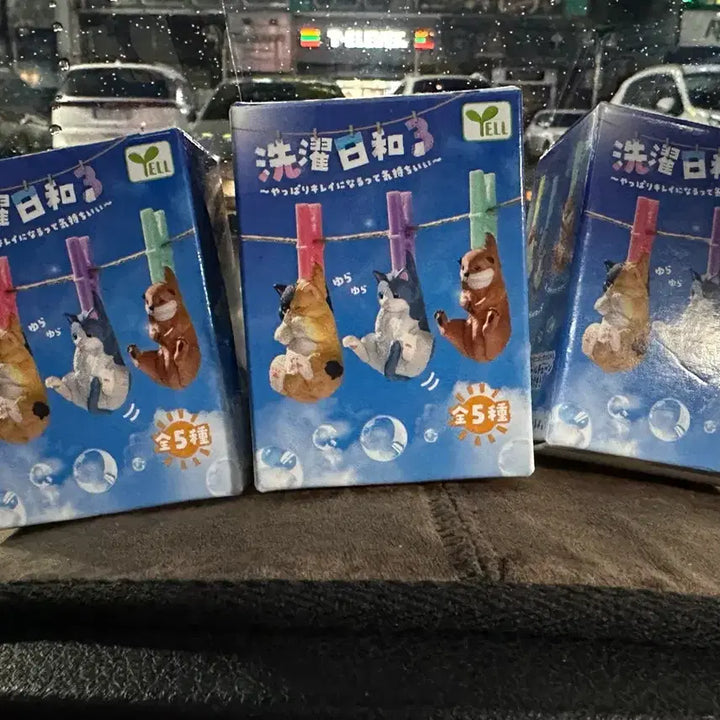 [BUNJANG] YELL Cat Figurine Clothes Rack / YELL 빨래 널기 고양이 피규어