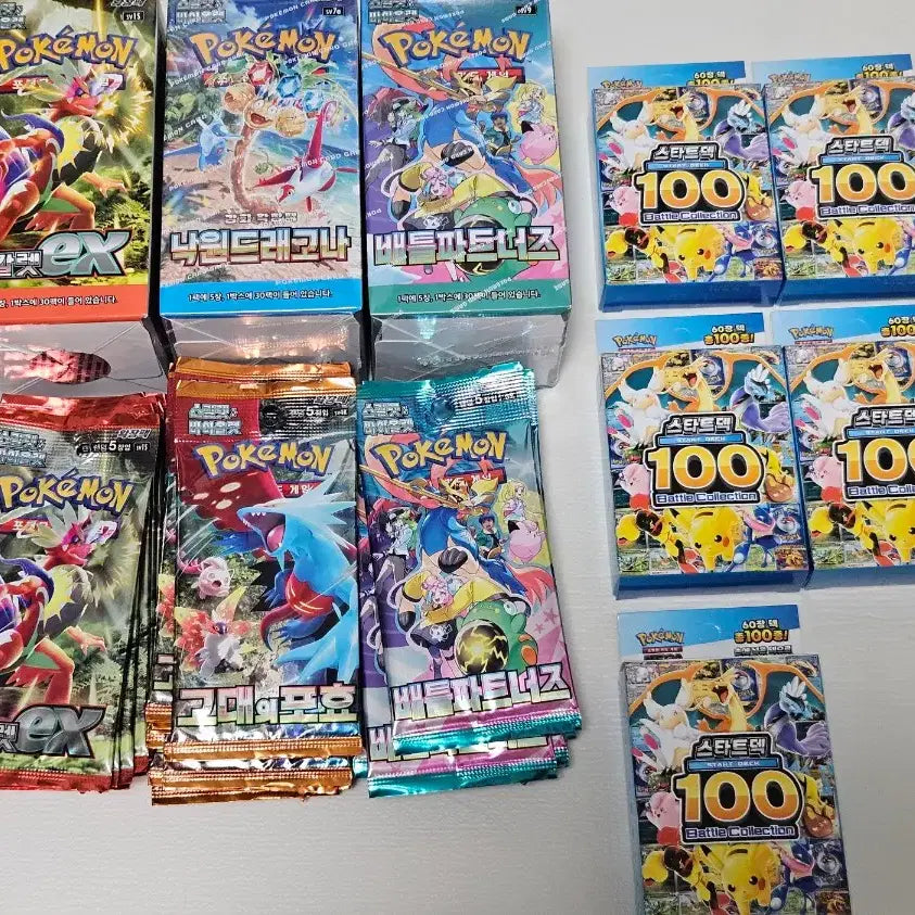 [BUNJANG] Pokemon Card Bundle (Scarlet ex, Paradise Dragon, Battle Partners, etc.) / 포켓몬카드 모음 (스칼렛ex 낙원드래고나 배틀파트너즈 스타트덱100 등)