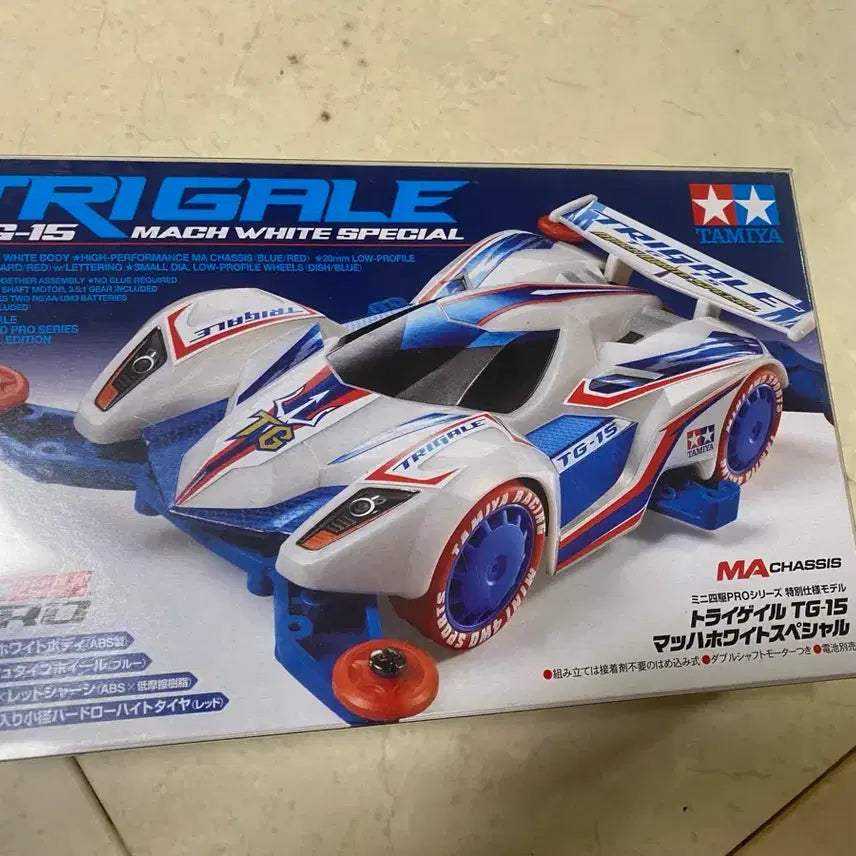 [BUNJANG] Tamiya Try-Gale TG-15 Mach White Special Mini 4WD PRO 1/32 Scale Model Kit 92337 / 타미야 트라이게일 TG-15 마하 화이트 스페셜 미니카 92337