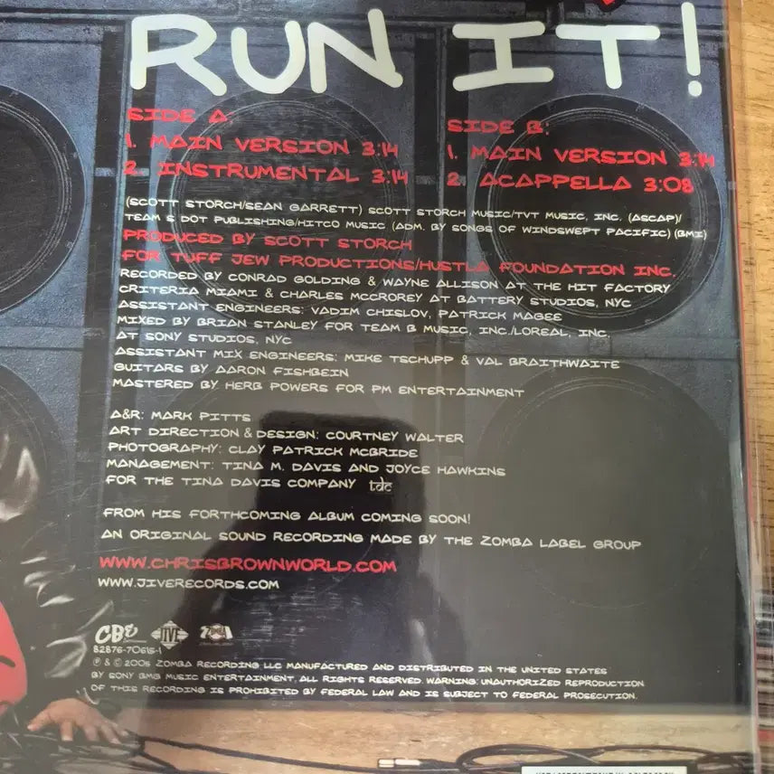 [BUNJANG] Chris Brown Run It! LP (Sealed) / LP (미개봉) 크리스 브라운