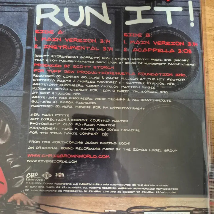 [BUNJANG] Chris Brown Run It! LP (Sealed) / LP (미개봉) 크리스 브라운