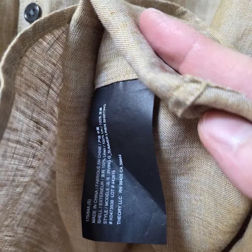 [BUNJANG] Theory Irving Linen Shirt Size S / 띠어리 어빙 린넨셔츠 S사이즈 판매