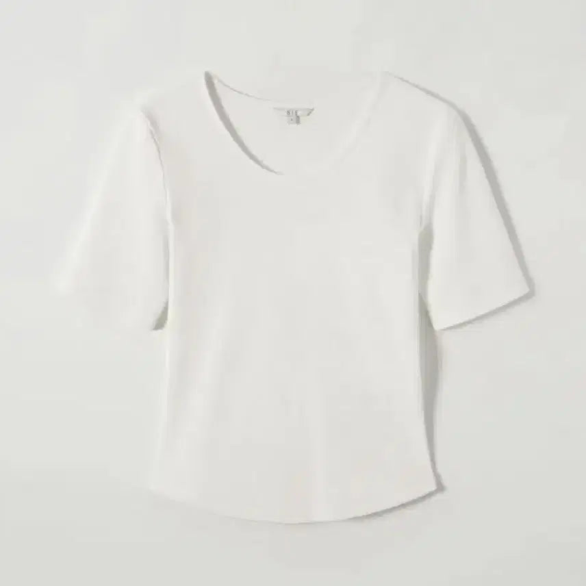 [BUNJANG] sie Abel Round T-Shirt White S / sie 시에 아벨 라운드 티셔츠 화이트 S