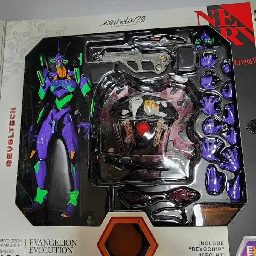 [BUNJANG] Kaiyodo Yamaguchi Evangelion Unit-01 Action Figure / 카이요도 야마구치 에반게리온 초호기 피규어