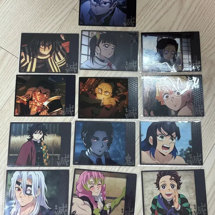 [BUNJANG] Demon Slayer: Kimetsu no Yaiba Parallel Collection Cards (13 Types) Bundle Set / 귀멸의칼날 콜렉팅카드 페러렐 13종 일괄