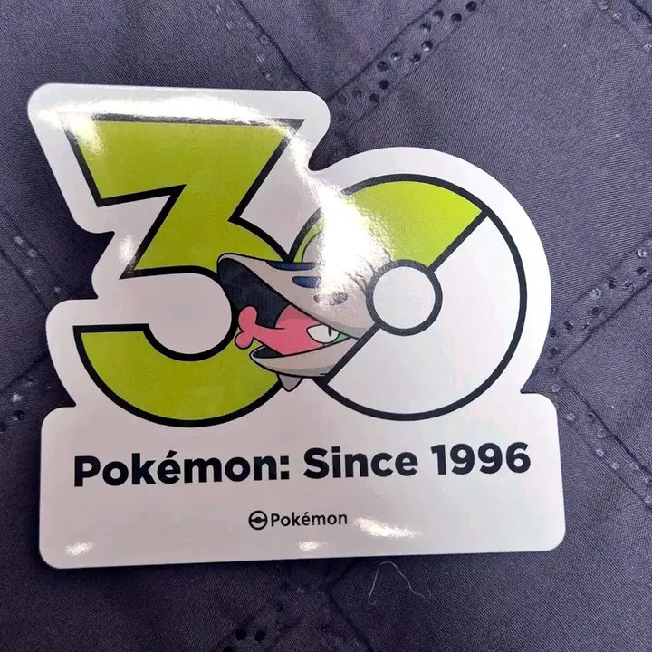 [BUNJANG] Pokemon 30th Anniversary Logo Stickers / 포켓몬 30주년 로고 스티커 쪼마리 어지리더 판매/교환