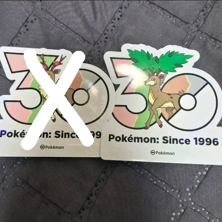[BUNJANG] Pokemon 30th Anniversary Sticker Set / 포켓몬 30주년 기념 스티커 바라철록 여름 판매/교환
