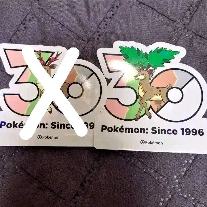 [BUNJANG] Pokemon 30th Anniversary Sticker Set / 포켓몬 30주년 기념 스티커 바라철록 여름 판매/교환