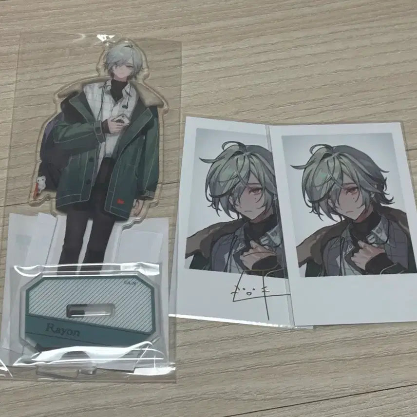 [BUNJANG] Nijisanji Y4T4 Leiyon Welcome Acrylic &amp; Cheki Set / 니지산지 야타 Y4T4 레용 웰컴 아크릴 체키