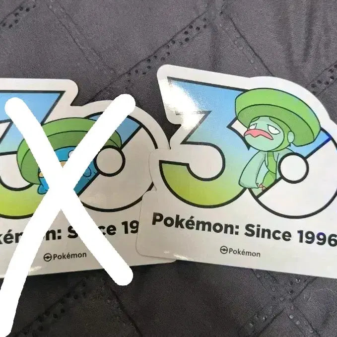 [BUNJANG] Pokemon 30th Anniversary Sticker Lot / 포켓몬 30주년 기념 스티커 로토스 판매/교환