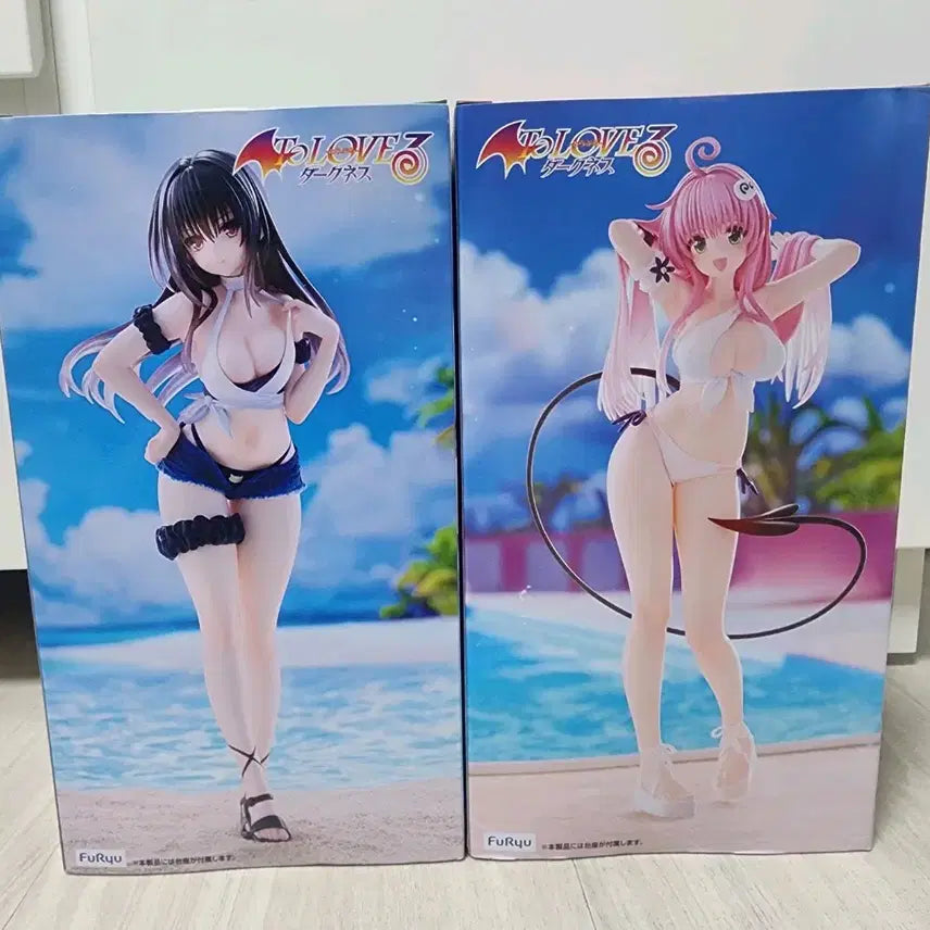 [BUNJANG] To LOVE-Ru Darkness Lala &amp; Yui Bundle Set Sealed Figures / (미개봉)(일괄) To LOVE 트러블 피규어 (라라/유이)