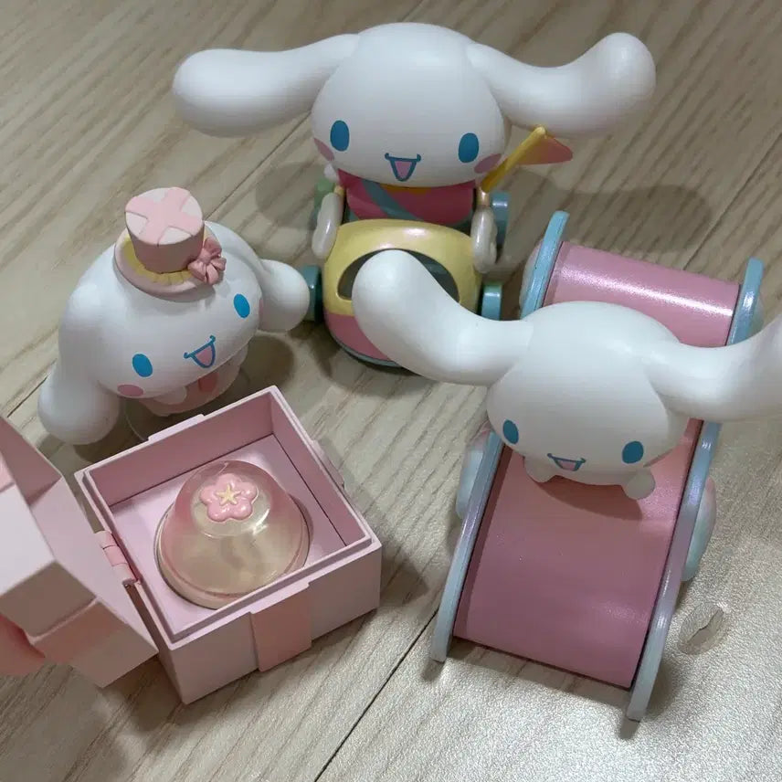 [BUNJANG] Cinnamoroll Figure 3 Types Bundle Set / 시나모롤 피규어 3종 일괄
