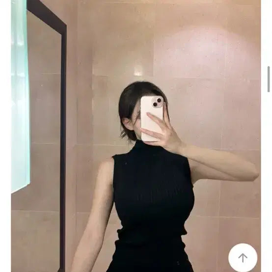 [BUNJANG] Black Turtleneck and Skirt Set / 폴라+스커트 set