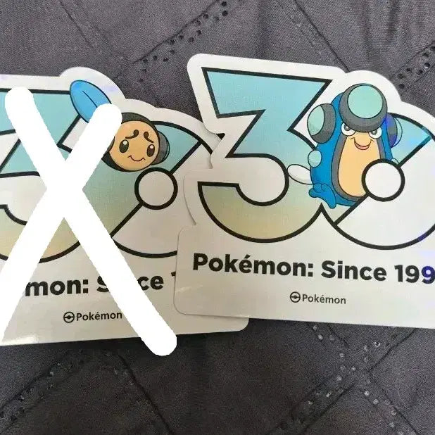 [BUNJANG] Pokemon 30th Anniversary Sticker Set / 포켓몬 30주년 기념 스티커 두까비 판매/교환