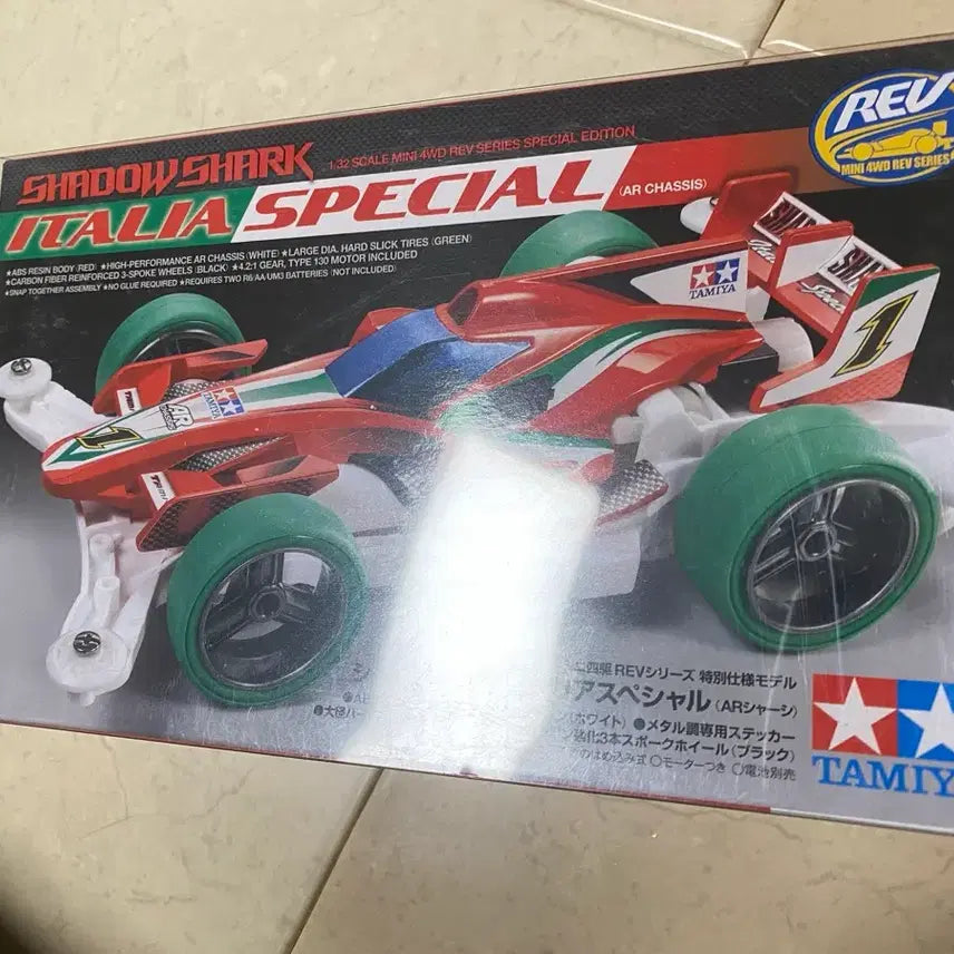 [BUNJANG] Tamiya Shadow Shark Italia Special 1/32 Scale Mini 4WD Car Model / 타미야 쉐도우 샤크 이탈리아 95224 미니카 미니사구