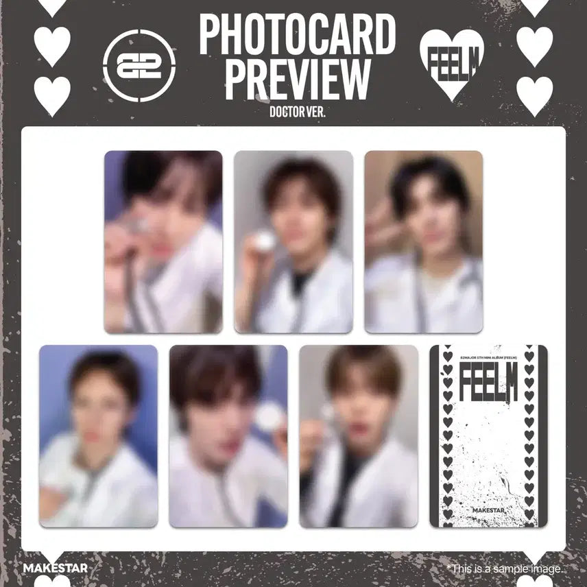 [BUNJANG] 82Major Makestar Doctor Ver. Photocard POB / 82major 메이크스타 미공포 의사 ver 양도 분철 특전 포카