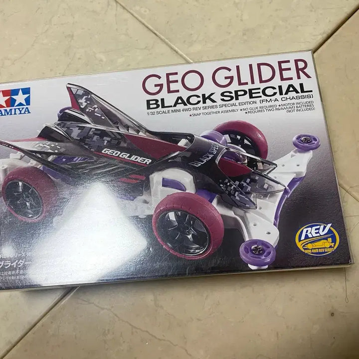 [BUNJANG] Tamiya Geo Glider Black Special Mini 4WD 95664 / 타미야 지오글라이더 블랙 스페셜 미니카 95664 지오 글리이더