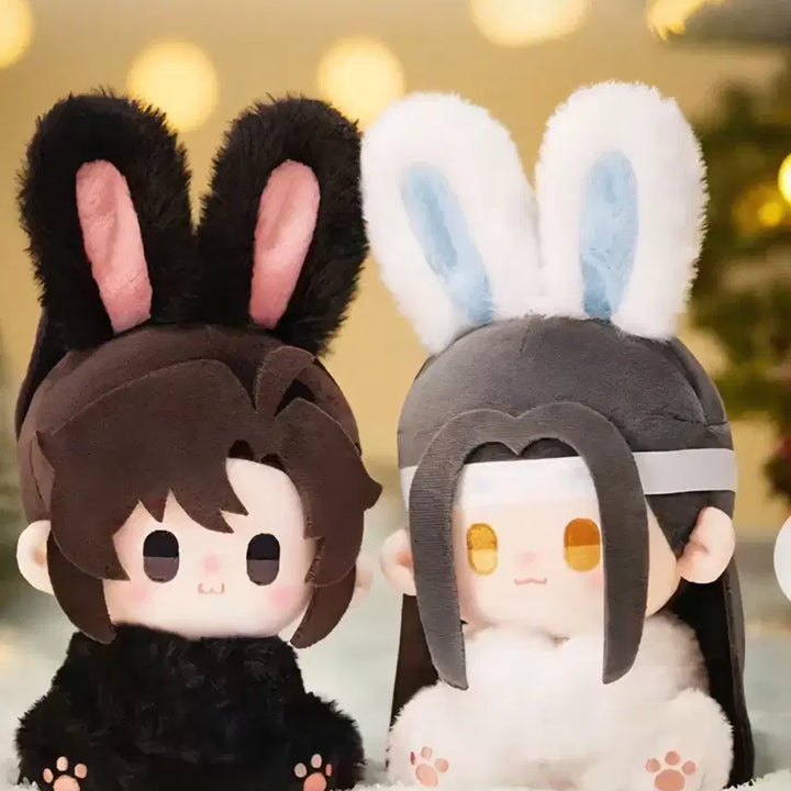 [BUNJANG] The Grandmaster of Demonic Cultivation (MDZS) Wei Ying &amp; Lan Zhan Rabbit Plush Set / 마도조사 토끼 인형 굿즈 위영 남잠 세트 2개
